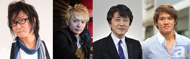 ▲左から高取ヒデアキさん、鎌田章吾さん、白倉伸一郎氏、JAE押川善文さん