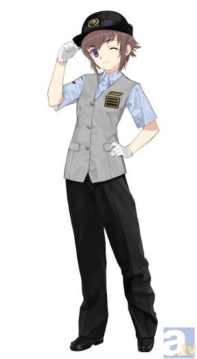 ▲「鉄道むすめ」オリジナルキャラクター「栗橋みなみ」