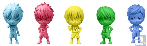 ▲(左から)黒子テツヤ、火神大我、黄瀬涼太、緑間真太郎、青峰大輝