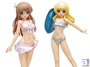 ウェーブ「BEACH QUEENS」より『大図書館の羊飼い』水着姿の白崎つぐみ&鈴木佳奈のフィギュアが登場!