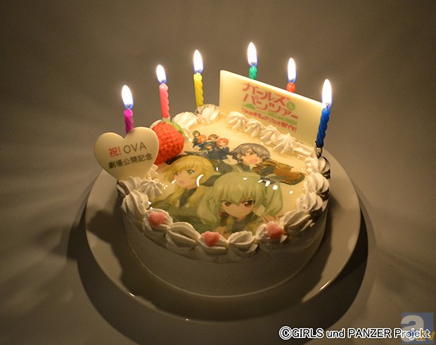 『ガルパン』OVA上映記念特製キャラケーキが発売決定！