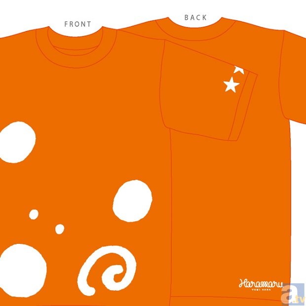 はらまるくんTシャツ（オレンジ）(S.M.L.XL) 
