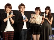 冨樫かずみさん、内田雄馬さん、牧野由依さんら、主要キャスト4名が集合した『ガンダムビルドファイターズトライ』第1話先行上映をレポート