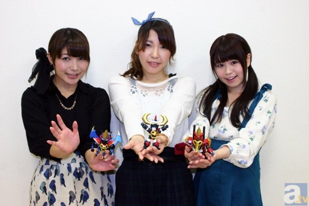 ▲チームLOD。左より新田恵海さん、<br>高岡香さん、大空直美さん