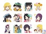 あの歯磨きシーンもある！　『傷物語』のLINEスタンプが登場！