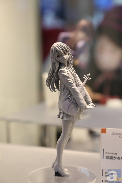 『君嘘』より「宮園かをり」のフィギュア原型が展示【AJ2015】