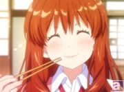 TVアニメ『幸腹グラフィティ』じゅうにしなめ「しみしみ、むぎゅっ。~ブリ大根~」より場面カット到着