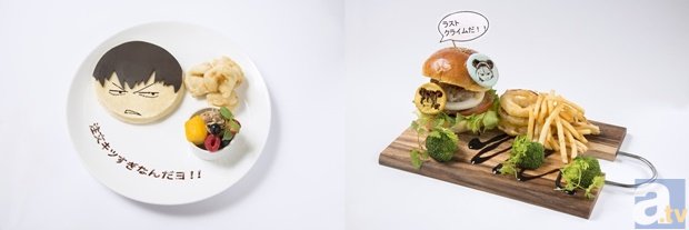 ▲左：荒北のデザートピザ 右：ラストクライムバーガー