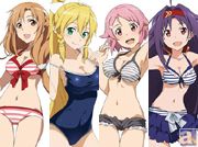 アプリ『SAOコードレジスタ』弾ける水着ヒロインたちが再臨! 新作水着姿のアスナ・ユウキ・リーファ・リズベットがお披露目!