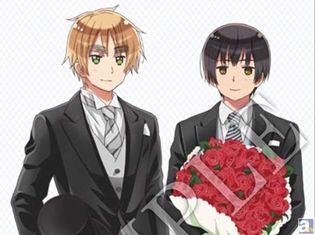 『ヘタリア TWT』日本&イギリスが表紙の「アニメディアBS」が本日発売! 特典ポストカードの絵柄も公開