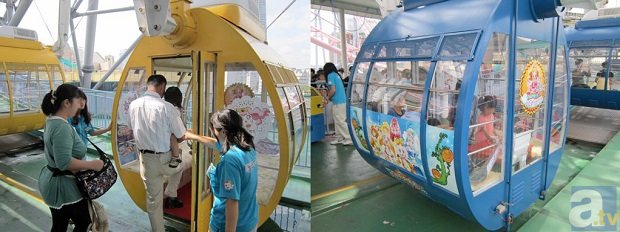 ▲「プリキュア観覧車」