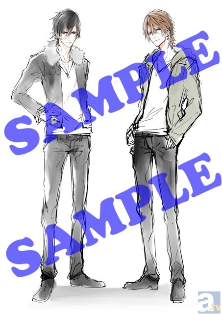 「オレ様な誘惑・ワンコな誘惑」のキャラクターイラストラフアップ☆