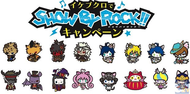 Show By Rock が東京 池袋の14 店舗と連動 アニメイトタイムズ