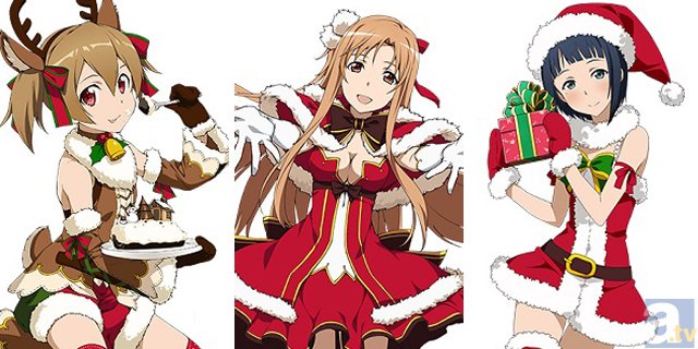 『SAOコード・レジスタ』クリスマス衣装のヒロインたちが登場！