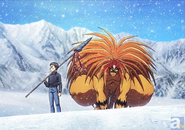 TVアニメ『うしおととら』長野県スキー場に“獣の槍”が！