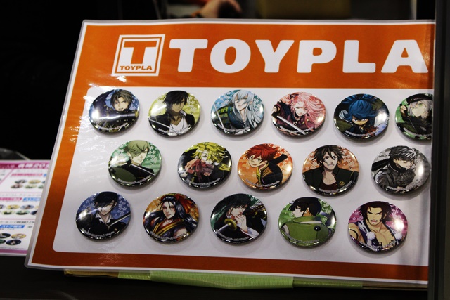 刀剣乱舞　　AnimeJapan 2016　缶バッジ AJ2016 TOYPLAブースフォトレポート | アニメイトタイムズ