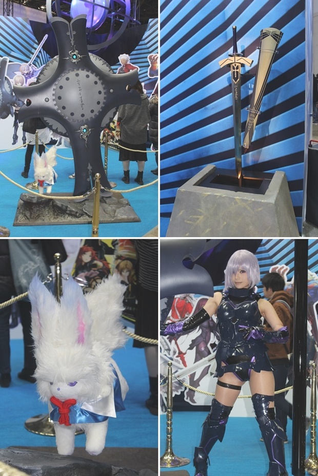 アニメジャパン AJ 2016 FGO リアル召喚コーナー 缶バッジ マリー