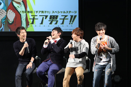 AJ2016『チア男子!!』ステージに原作者・朝井リョウさん登場