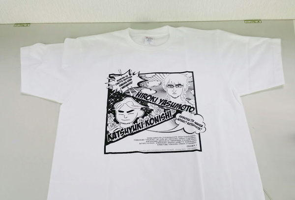 3ポイント「やすこにっ」特製Tシャツ（似顔絵）