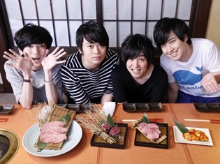土岐隼一さん、山谷祥生さん、山下大輝さん、寺島惇太さんによるお肉争奪戦が勃発!? 声優バラエティ番組『ツキプロch.』シーズン2収録レポート