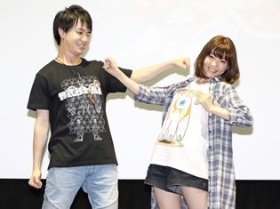 完成度抜群のモノマネに小林裕介さんと小澤亜李さんが大爆笑!? 『ブブキ・ブランキ 星の巨人』先行上映会&ラジオ公開収録イベントレポート