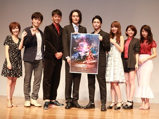 「仮面ライダーハート役の蕨野友也です!」――Vシネマ『ドライブサーガ 仮面ライダーマッハ/仮面ライダーハート』の完成披露上映会レポート!