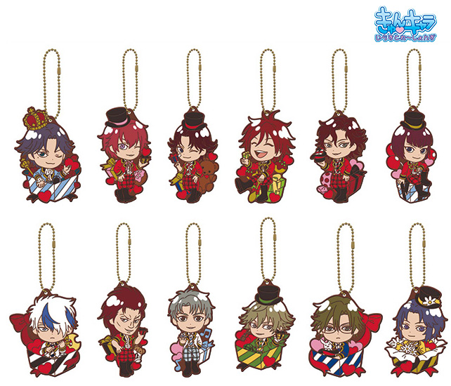 越知月光ラバーキーホルダーストラップバレンタイン