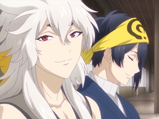 『刀剣乱舞-花丸-』第九話登場の新刀剣男士「小狐丸」「岩融」とが公開! 先行カットも到着