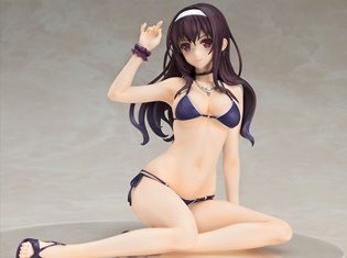 TVアニメ『冴えない彼女の育てかた♭』より深崎暮人氏描き下ろし水着イラストフィギュア化第1弾「霞ヶ丘詩羽 水着Ver.」が登場
