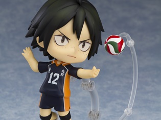 『ハイキュー!!』より、烏野高校バレー部“ピンチサーバー”山口忠がねんどろいどになって登場! あのジャンプフローターサーブが再現できる!