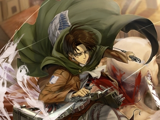 『オルタンシアサーガ』×『進撃の巨人』コラボイベントに登場する、人類最強の兵士・リヴァイ（CV：神谷浩史）を先行公開！