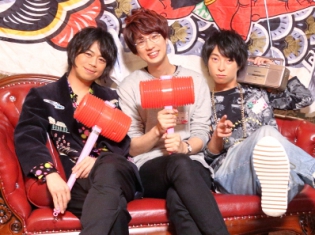 浪川大輔さん、柿原徹也さん、江口拓也さんの男と男のプライドが激突!? 負けられない戦いが……ここにある! 『パリピ!』撮影レポート【中編】