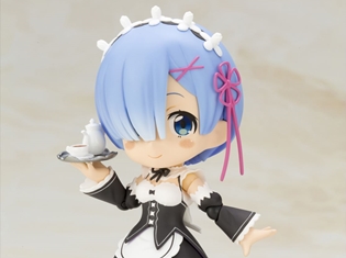 『Re:ゼロから始める異世界生活』より、「キューポッシュ レム」が10月発売決定! メイドには欠かせないティーセットも付属
