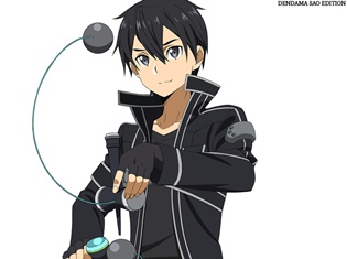 『ソードアート・オンライン』とIoTスマートけん玉がコラボ! キリトの武器をイメージした配色の「電玉 SAO EDITION」が受注開始