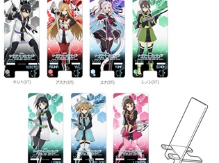 『劇場版 SAO』キリト、アスナ、エイジ、ユナたちのイラストを印刷したスマートフォンスタンド&パスケース&ミニタオルが新登場!