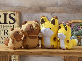 アタモト氏の描く『タヌキとキツネ』グッズを集めたPOP UP STOREがロフト一部店舗にて好評開催中! 新商品と取扱い店舗が増加!