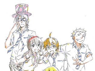 『ナナマル サンバツ』堀江瞬さん&佐藤拓也さん、原作コミック累計百万部突破をお祝い!キャラデザイン・高鉾誠氏のお祝いイラストも到着