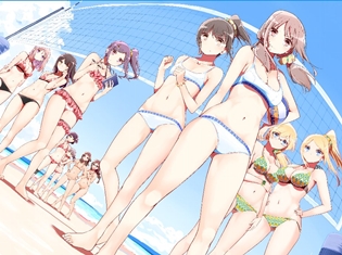 まんがタイムきららフォワード連載『はるかなレシーブ』TVアニメ化決定! 夏を盛り上げるビーチバレー少女達の青春物語