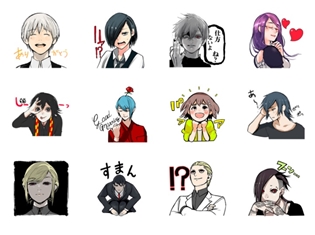 『東京喰種 トーキョーグール』第3弾LINEスタンプが登場! 石田スイ先生描き下ろしのオリジナルイラストは必見