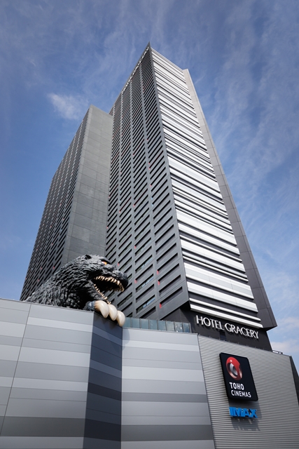 ▲こちらは新宿東宝ビルにあるゴジラヘッド