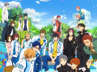 『特別版 Free!-Take Your Marks-』特報&キービジュアル公開! 笹部コーチと天方先生のユニークな掛け合いが楽しめる!