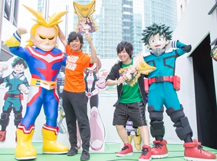 『僕のヒーローアカデミア』ラジオ公開録音で、山下大輝さんが着ぐるみの緑谷出久に生アフレコ!