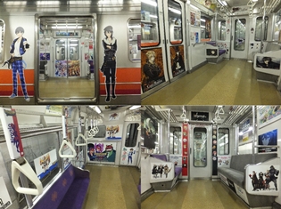 『あんスタ!』『『Fate』などでデコった京都市営地下鉄(東西線)「京まふ号」が運行開始! 【京都国際マンガ・アニメフェア2017】