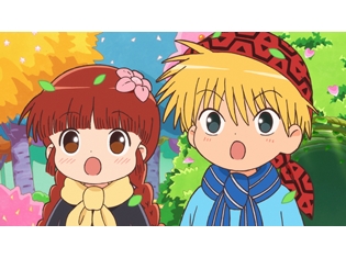 『魔法陣グルグル』第7話より、先行カットが到着! ニケとククリは、妖精の国に通じている森で迷ってしまい……
