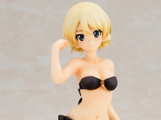 『ガールズ&パンツァー 劇場版』より、聖グロリアーナ女学院戦車道チームの隊長「ダージリン」の水着姿が立体化!
