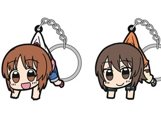 『ガールズ&パンツァー 劇場版』より、幼少期の西住みほ&まほなど、デフォルメされたキャラクターたちのつままれキーホルダー&ストラップが新登場!