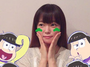 TVアニメ『おそ松さん』×「SNOW」 コラボ決定! トト子役の遠藤綾さんも”初”SNOWで6つ子と一緒に撮影! 被写体の両頬に松マークがデザイン