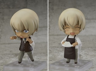 『名探偵コナン』より安室透のねんどろいどが登場! “バーボン”らしい真剣な表情や、にこやかに笑う喫茶ポアロのエプロン姿など表情も動きも多彩!