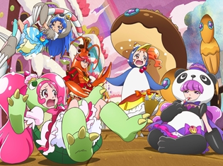 映画『キラキラ☆プリキュアアラモード』“スーパープリキュア”の新たなスチールが公開! 声優陣も「イチオシ!」と声をそろえる程、印象的なシーン