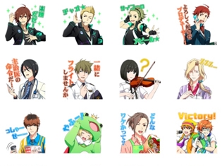 『アイドルマスター SideM LIVE ON ST@GE!』の公式LINEスタンプが登場! 理由ありのアイドルたちと会話を楽しもう